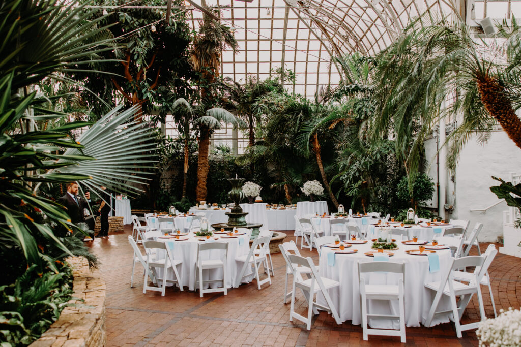 Franklin Park Conservatory Reception Space in the Palm House